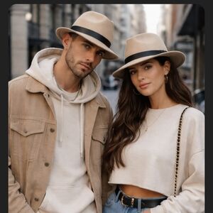 Mallory by Stetson Tan Fedora Hat